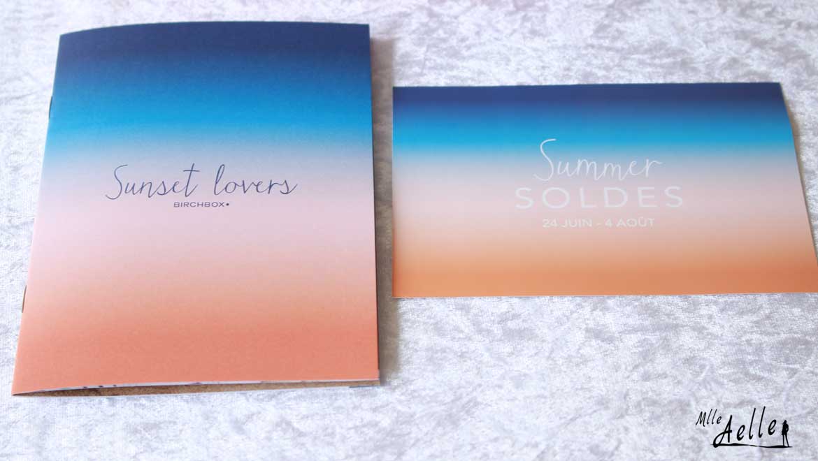 Revue de la Birchbox du mois de juillet - Sunset Lovers