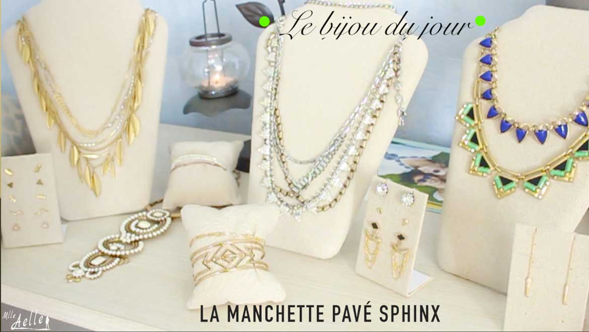Le bijou du jour - La Manchette Pavé Sphinx Stella & Dot