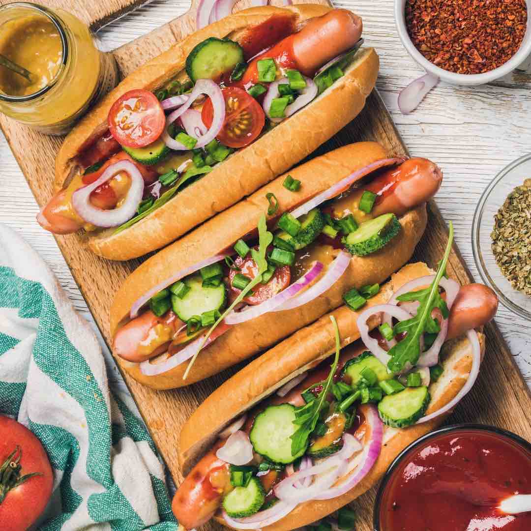 Hot dogs vegan faciles