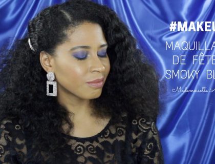 Maquillage de fêtes Smoky Bleu - Makeup Revolution Beauty